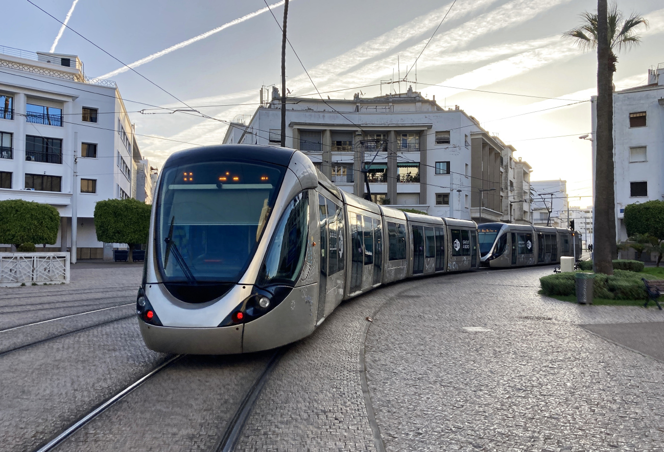 Рабат - Сале, Alstom Citadis 302 № 044; Рабат - Сале — Трамвайные линии и инфраструктура