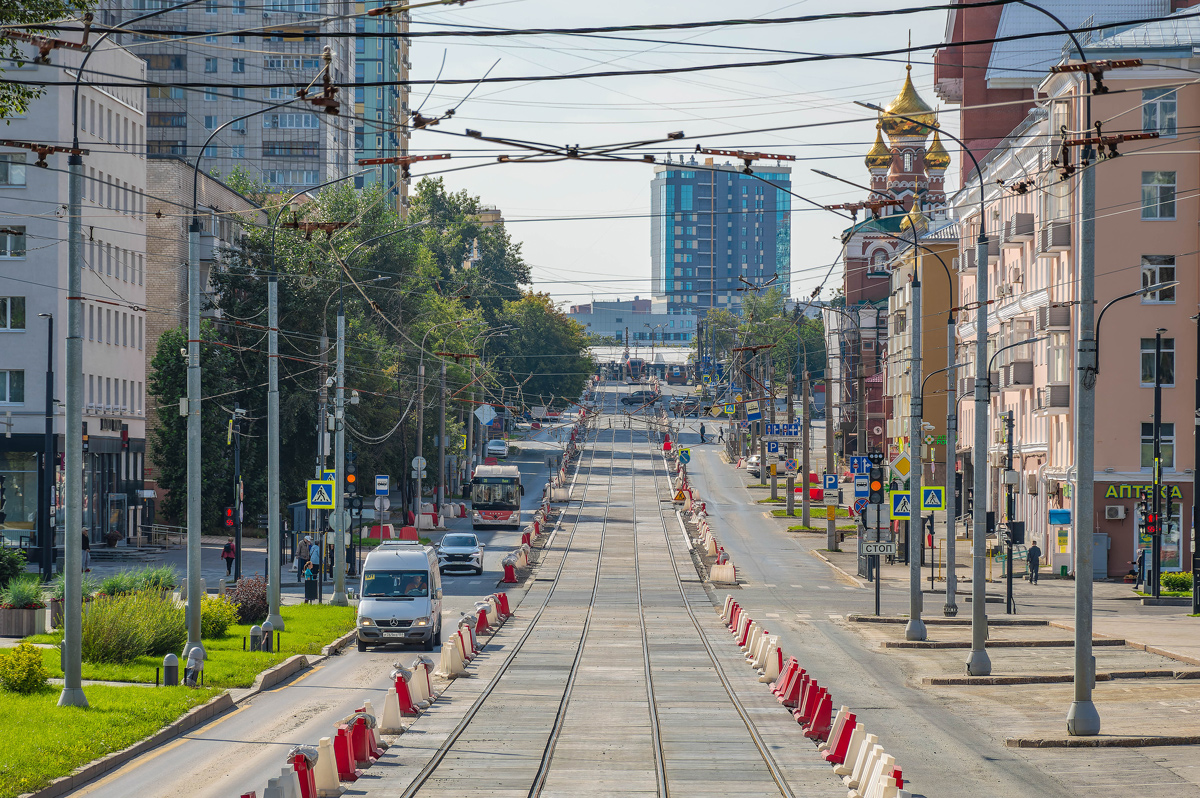 Пермь — Трамвайные линии и инфраструктура