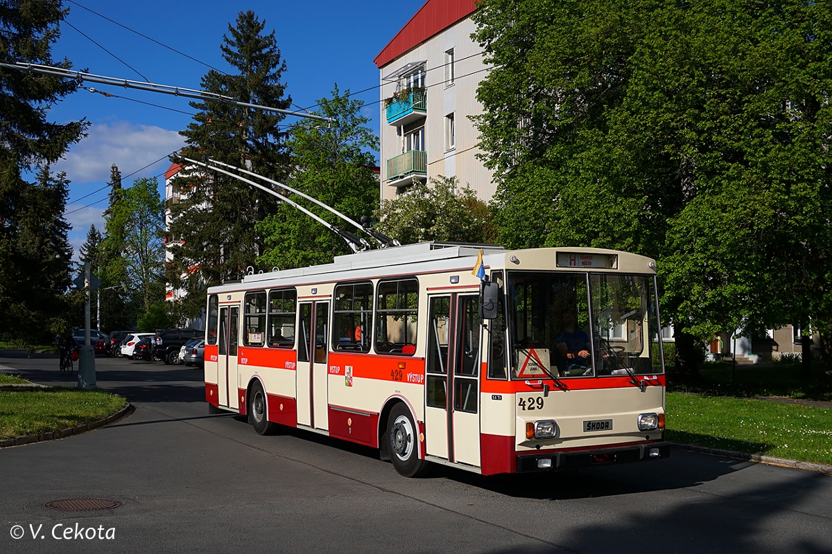 Пльзень, Škoda 14Tr08/6 № 429; Марианске-Лазне — Троллейбусы из других городов