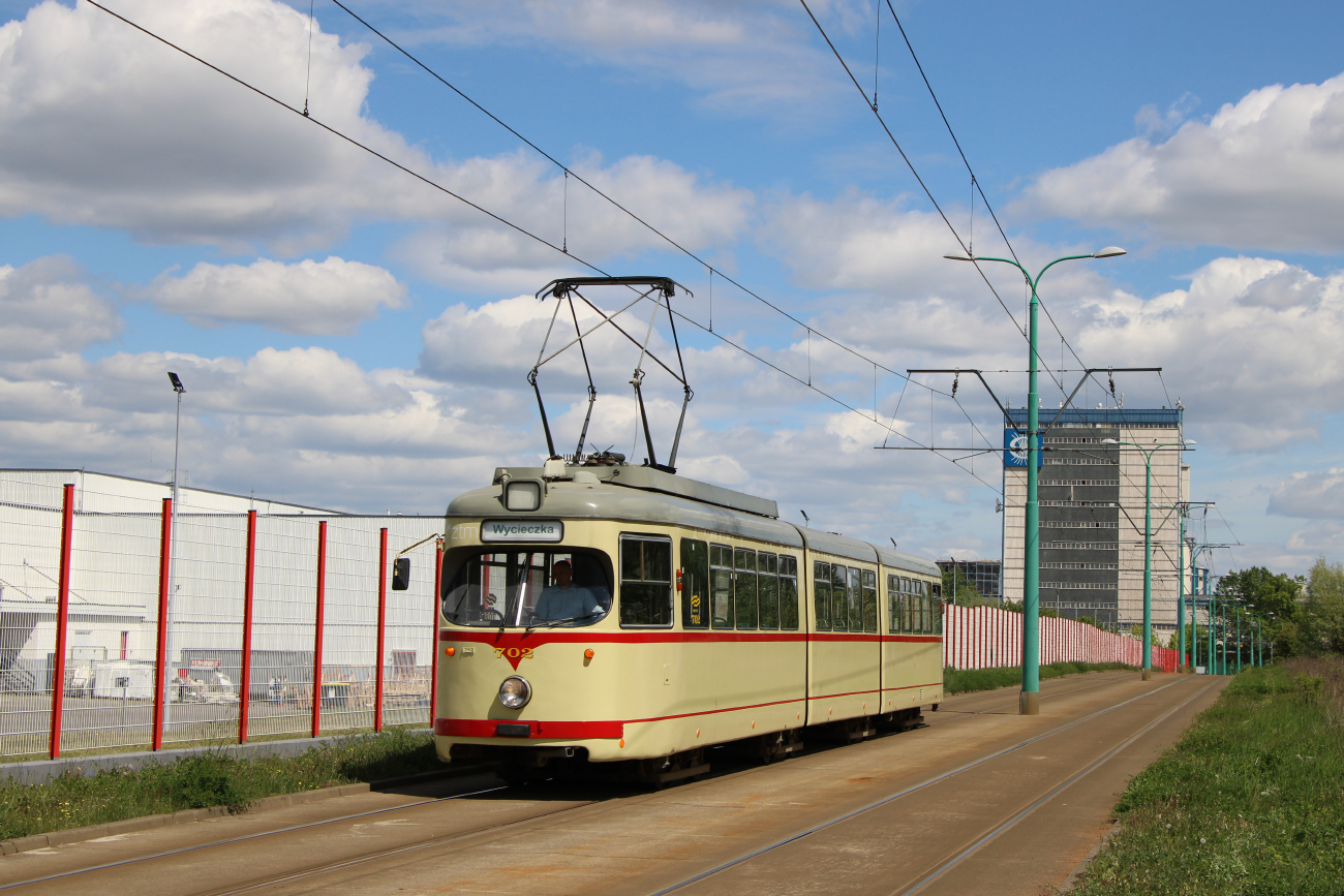 Poznań, Duewag GT8 № 702