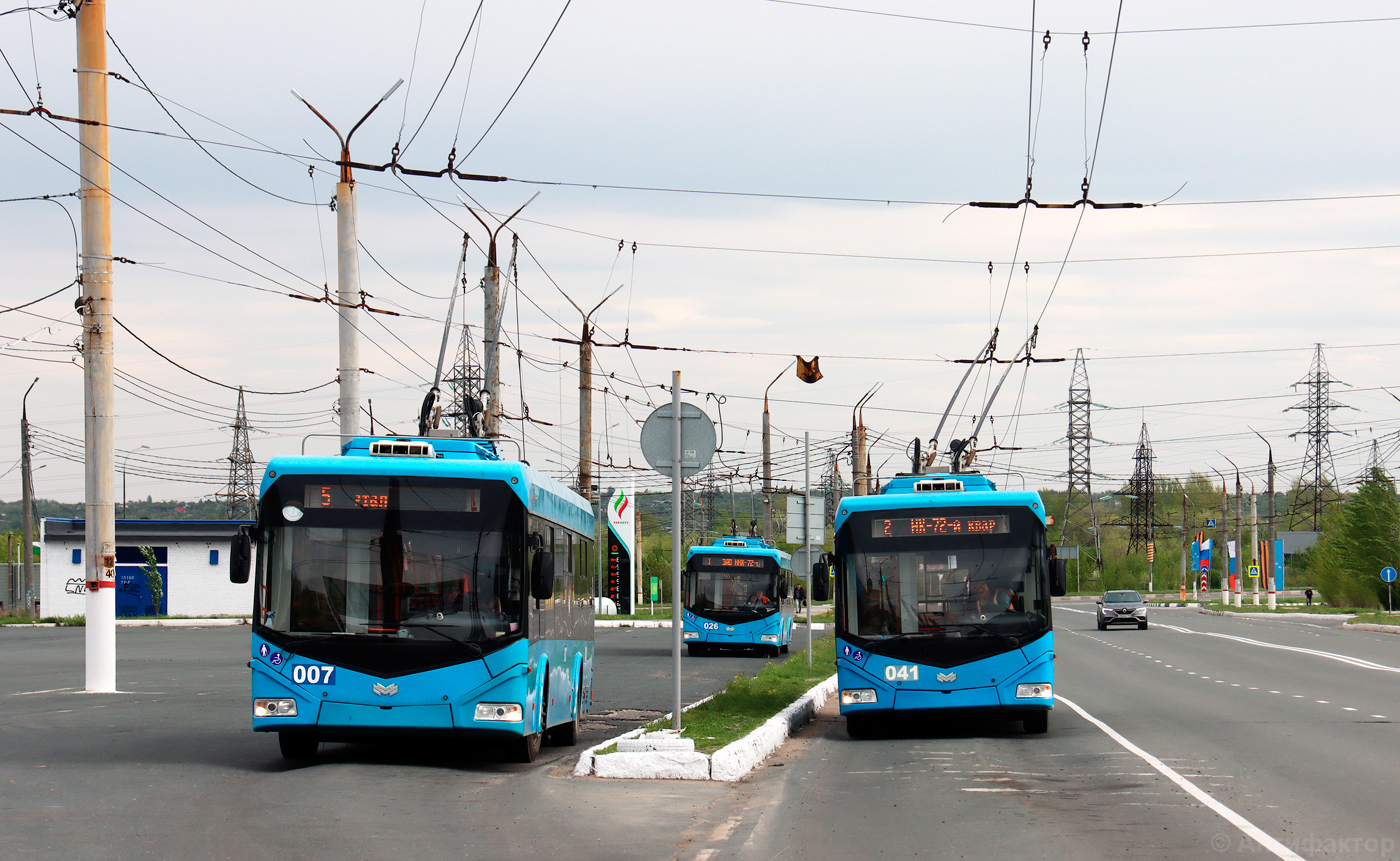 Новокуйбышевск, БКМ 321 № 007; Новокуйбышевск, БКМ 321 № 041