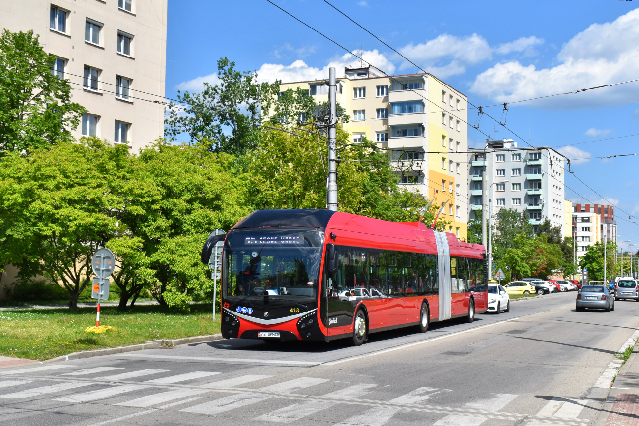 Ческе-Будеёвице, Škoda 33Tr SOR № 418