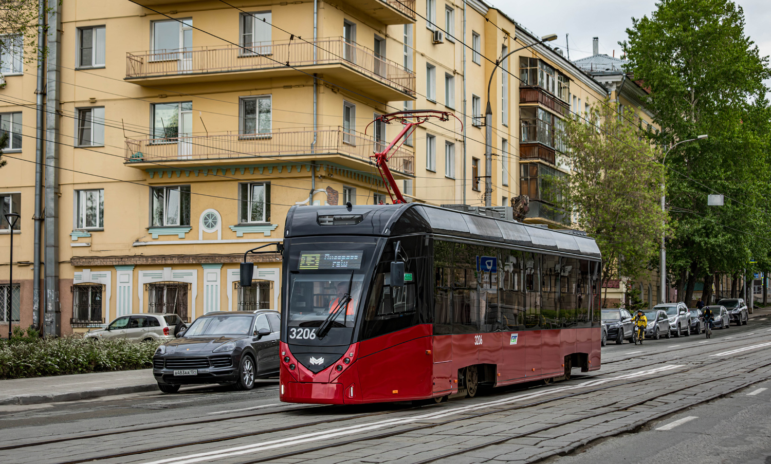 Новосибирск, БКМ Т701 № 3206 Новосибирск, БКМ Т701 № 3206