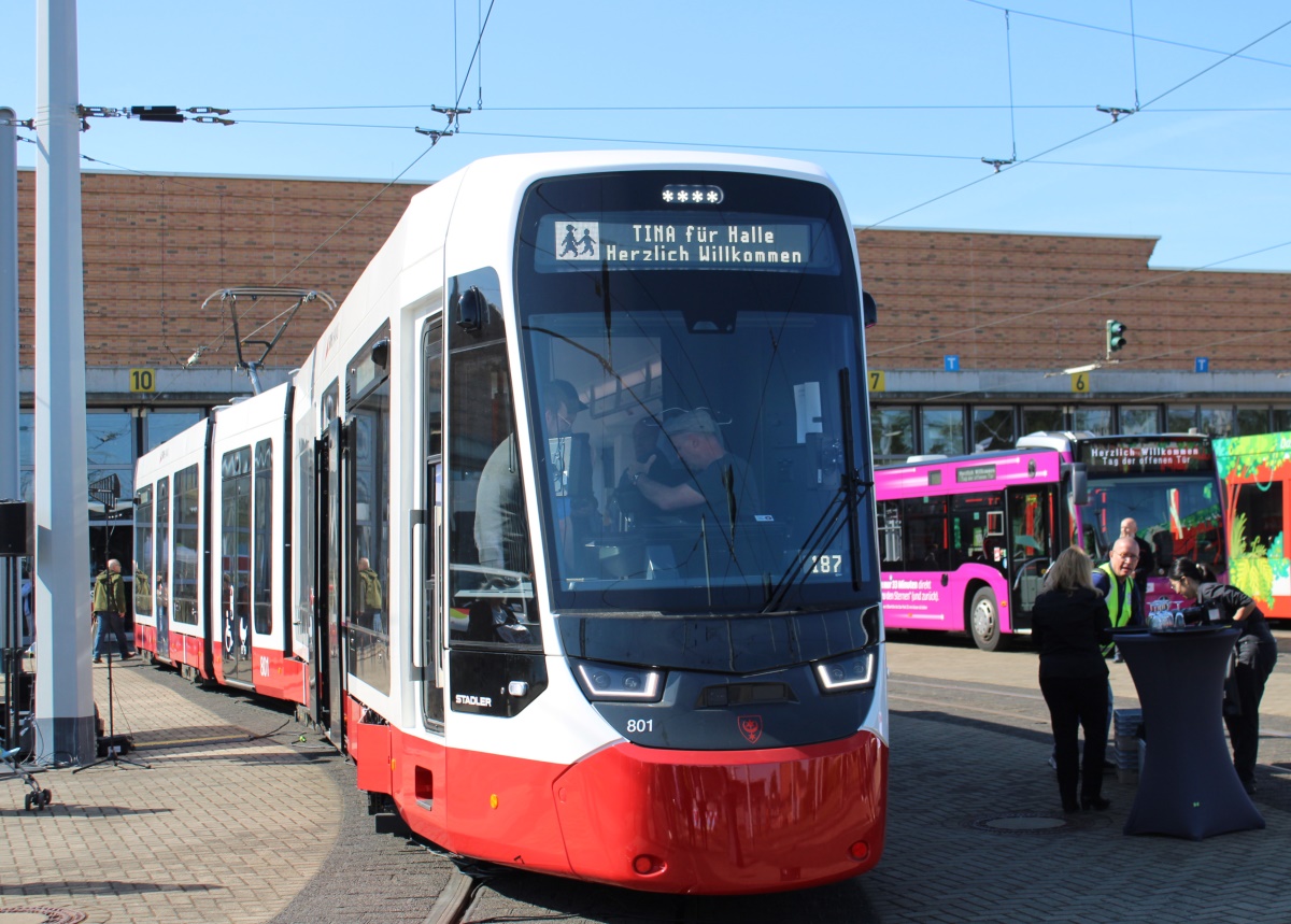 Галле, Stadler Tina MGT-M № 801