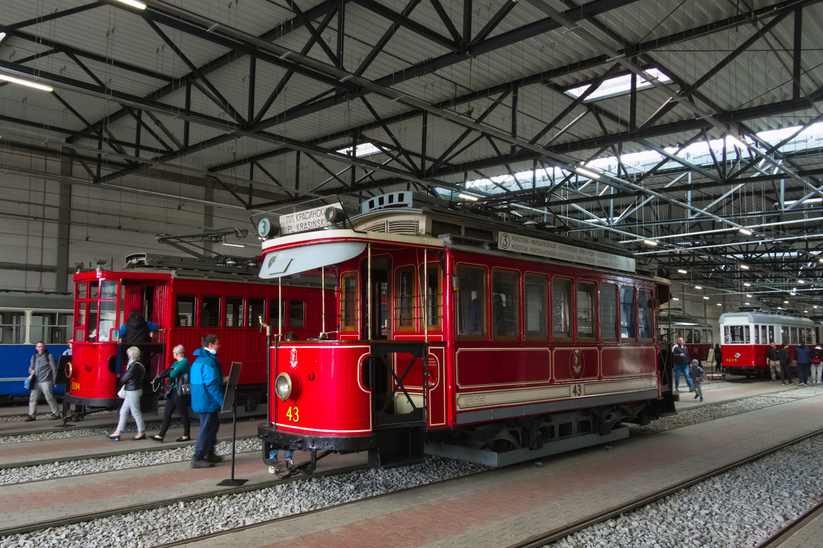 Warsaw, Falkenried A № 43; Warsaw — The open day of Annopol tram depot — 11.05.2025