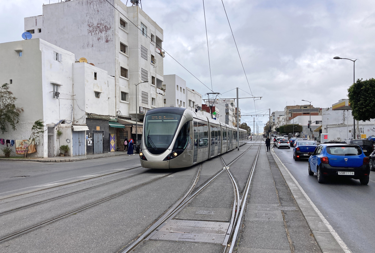 Рабат - Сале, Alstom Citadis 302 № 038; Рабат - Сале — Трамвайные линии и инфраструктура
