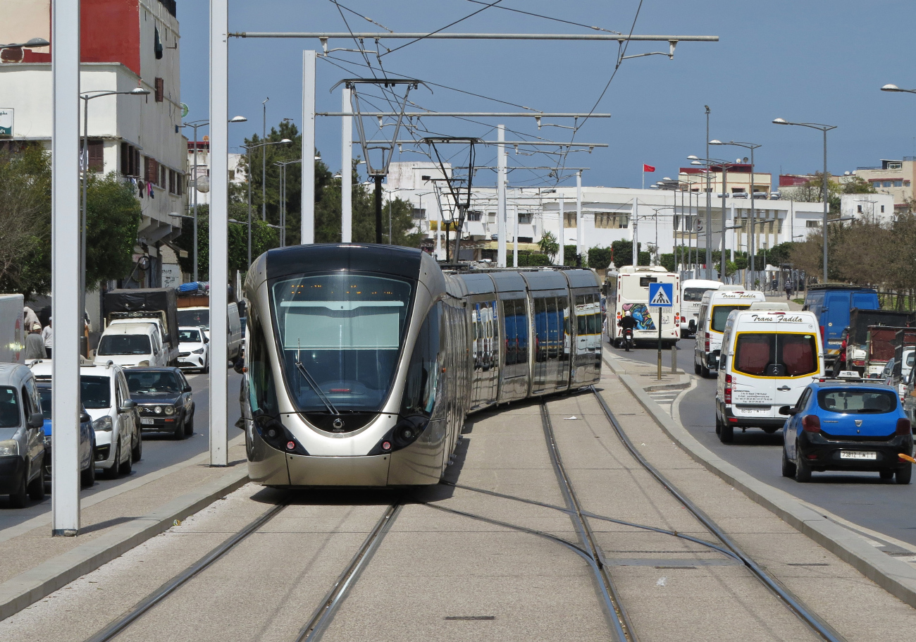 Рабат - Сале, Alstom Citadis 302 № 062; Рабат - Сале — Трамвайные линии и инфраструктура