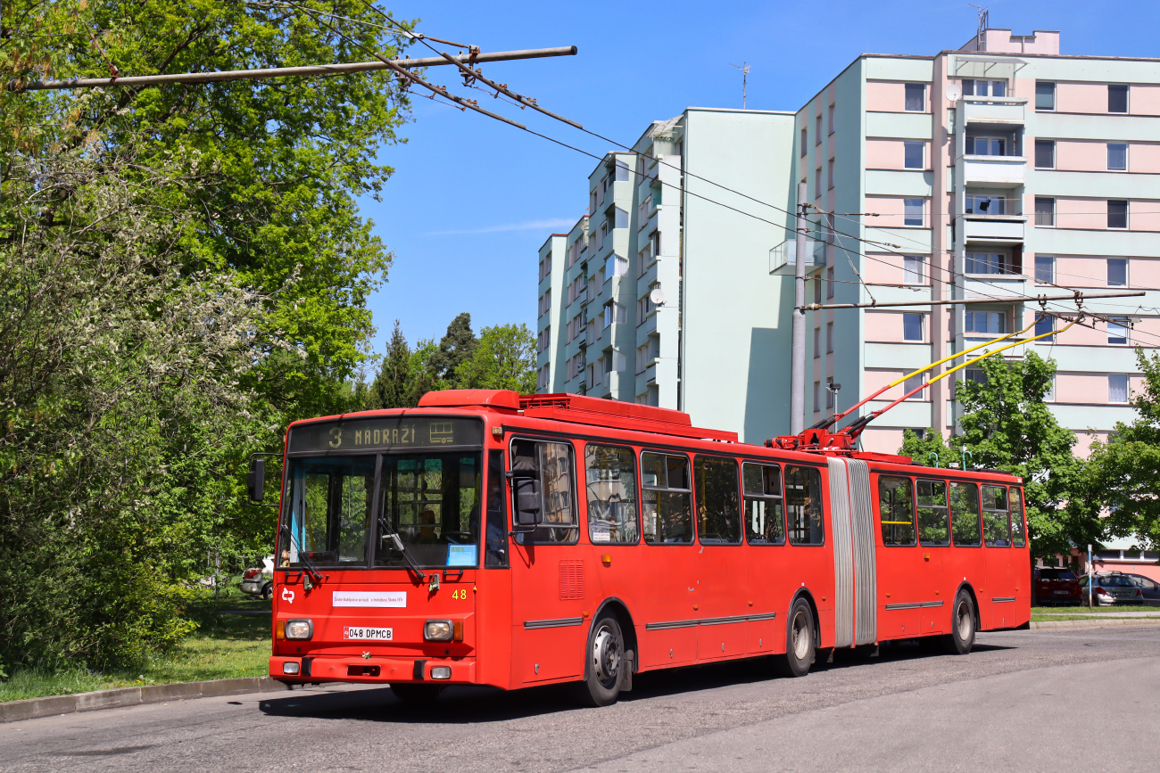 Ческе-Будеёвице, Škoda 15Tr13/7M № 48; Ческе-Будеёвице — Последний день регулярной эксплуатации троллейбусов Škoda 15Tr (02.05.2025)