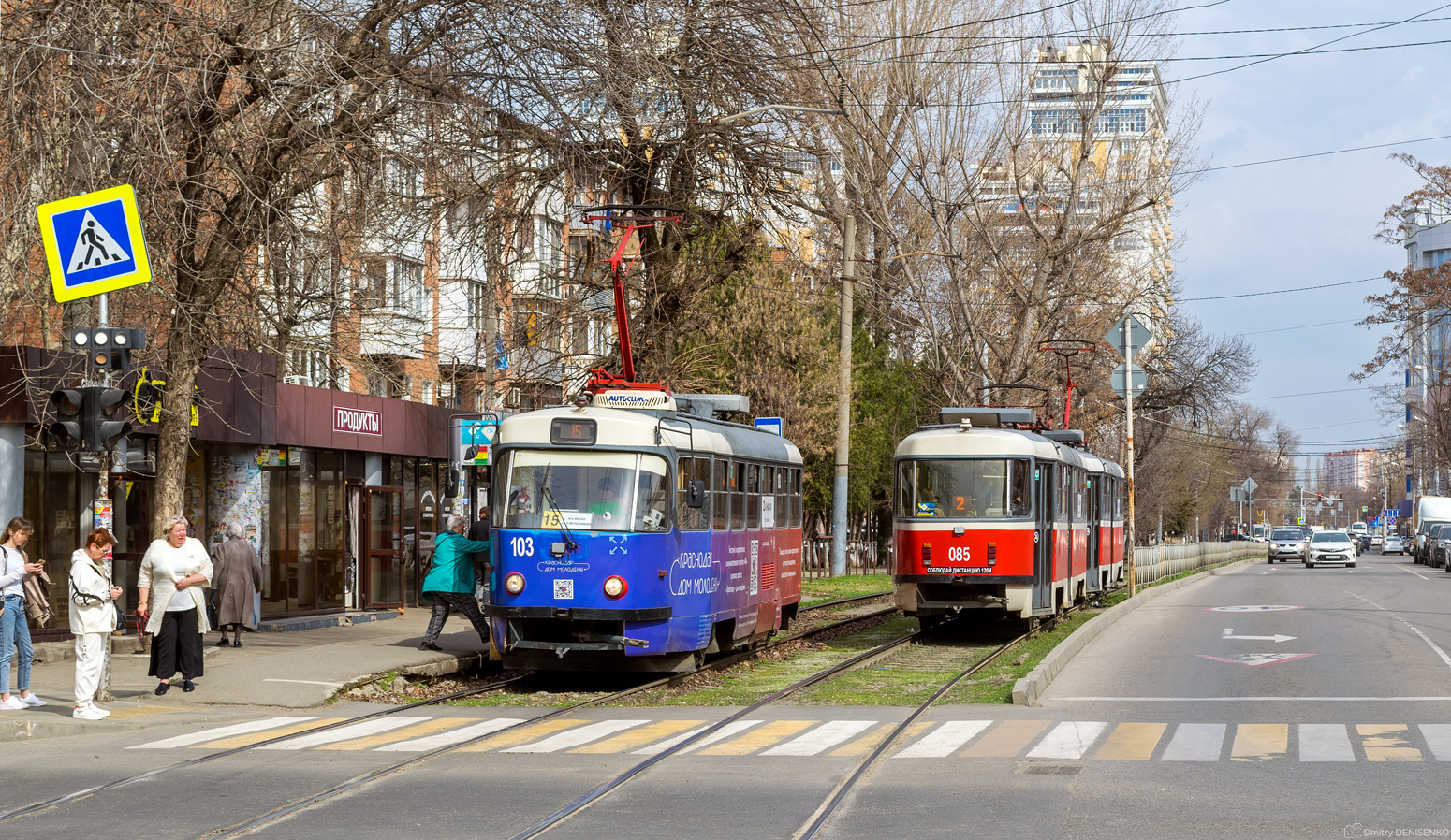Краснодар, Tatra T3SU КВР МРПС № 103; Краснодар, Tatra T3SU КВР МРПС № 085
