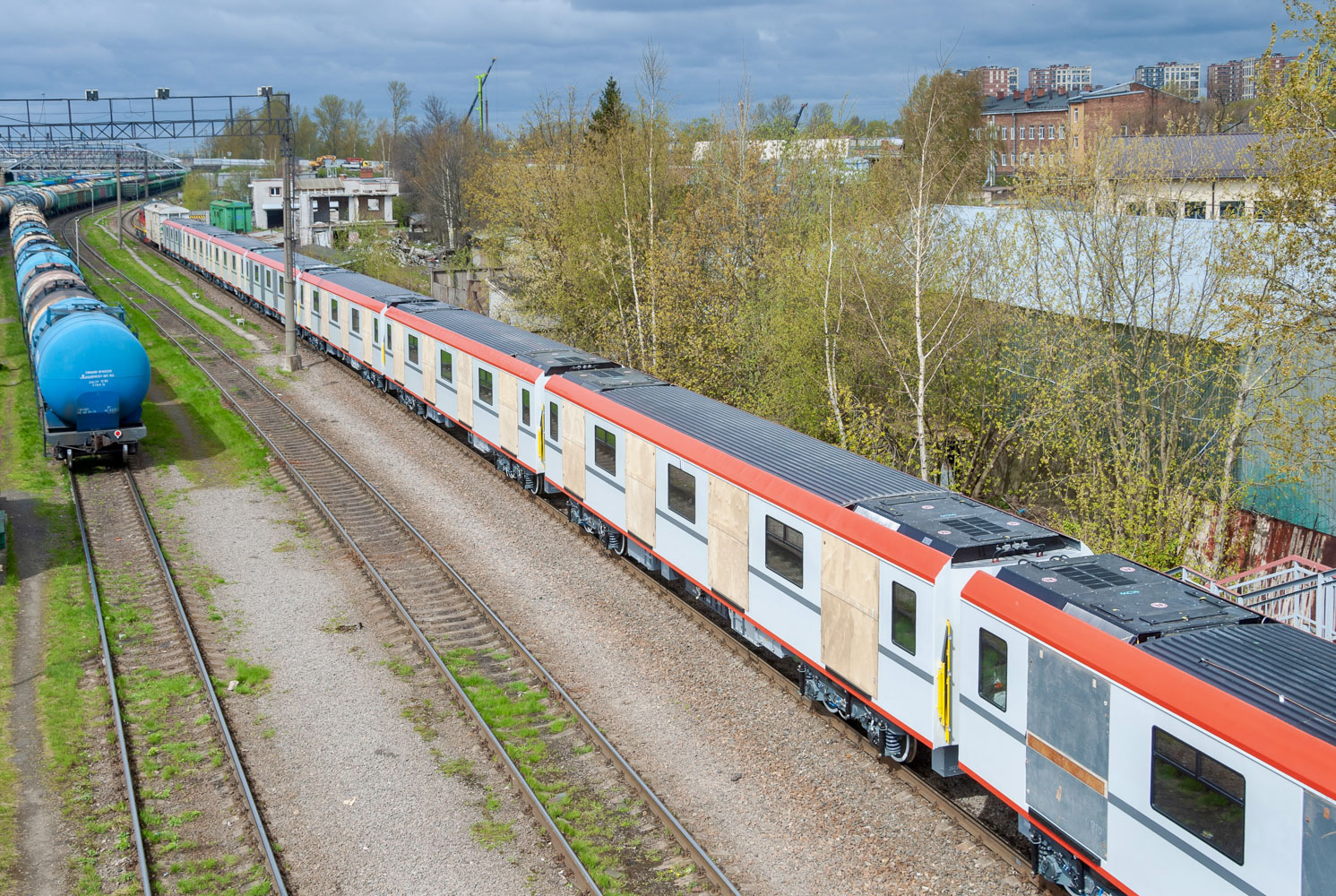 სანქტ-პეტერბურგი, 81-726.1 "Baltiets" № 26136; სანქტ-პეტერბურგი — Metro — Transport of subway cars by railway