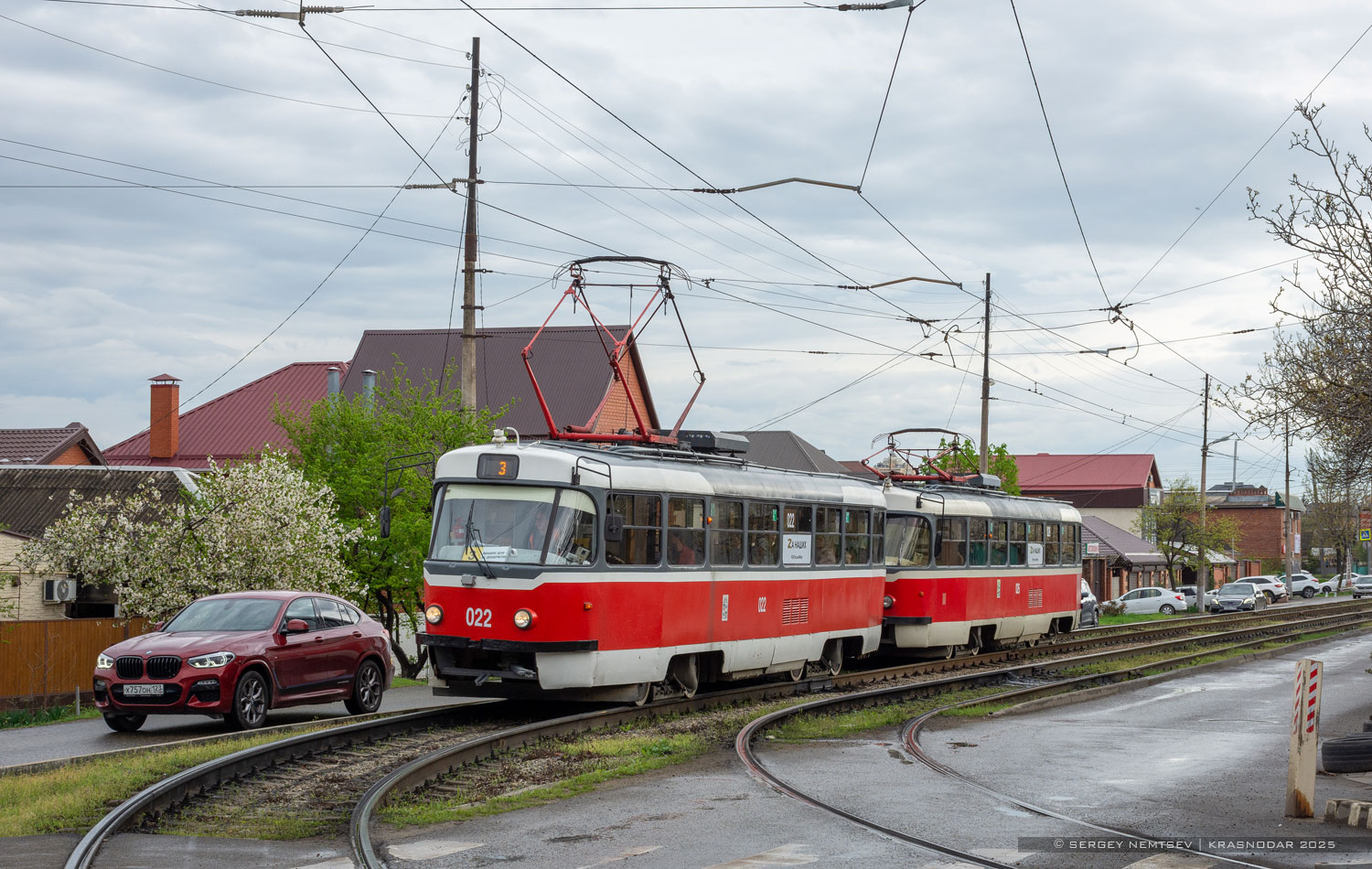 Краснодар, Tatra T3SU КВР ТРЗ № 022