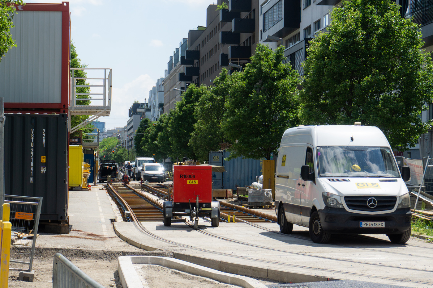 Вена — Строительство трамвайной линии до Hillerstraße