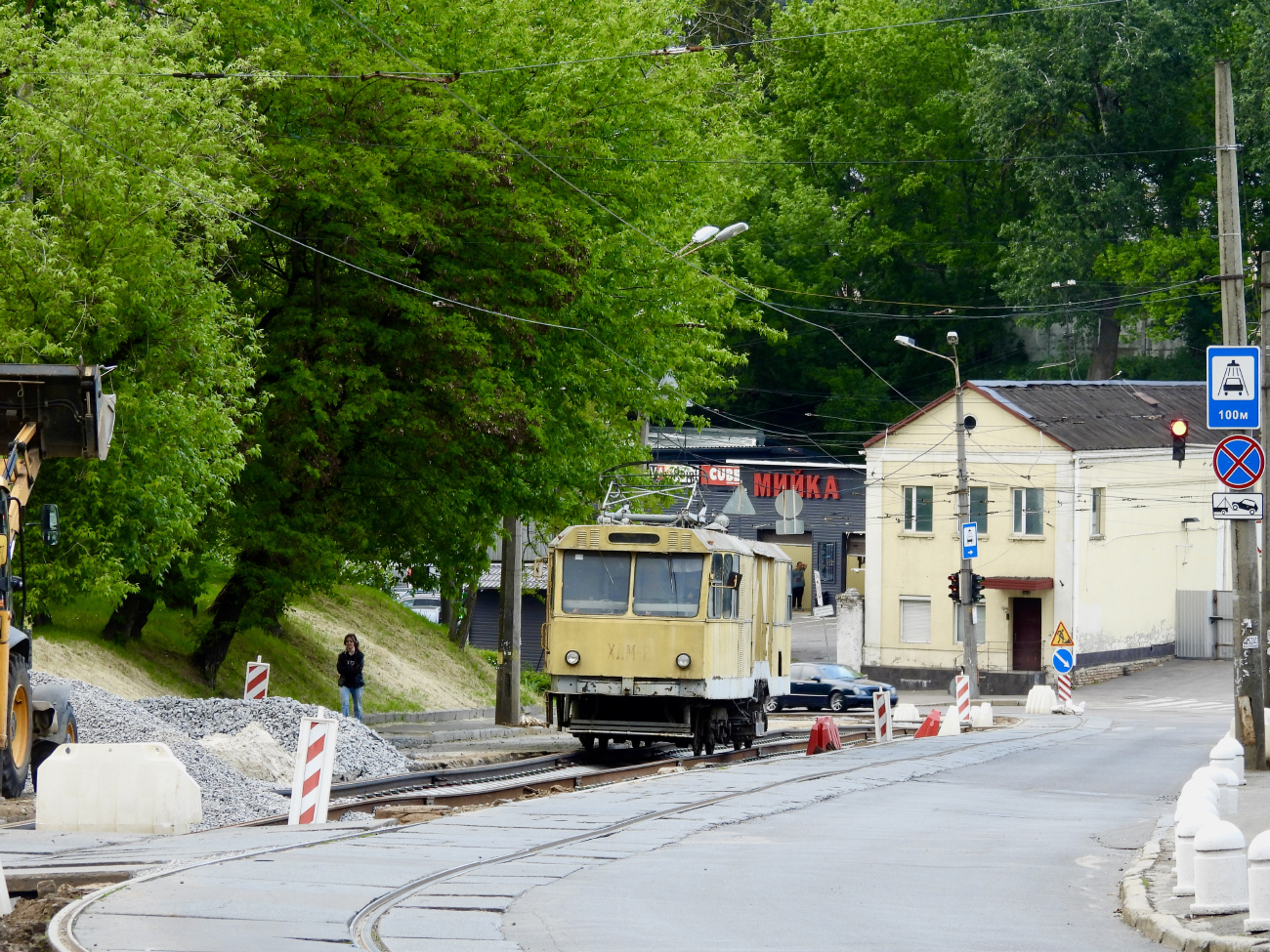 Киев, КТВ-57 № ХДМ-1; Киев — Реконструкция трамвайной линии по улице Глубочицкой