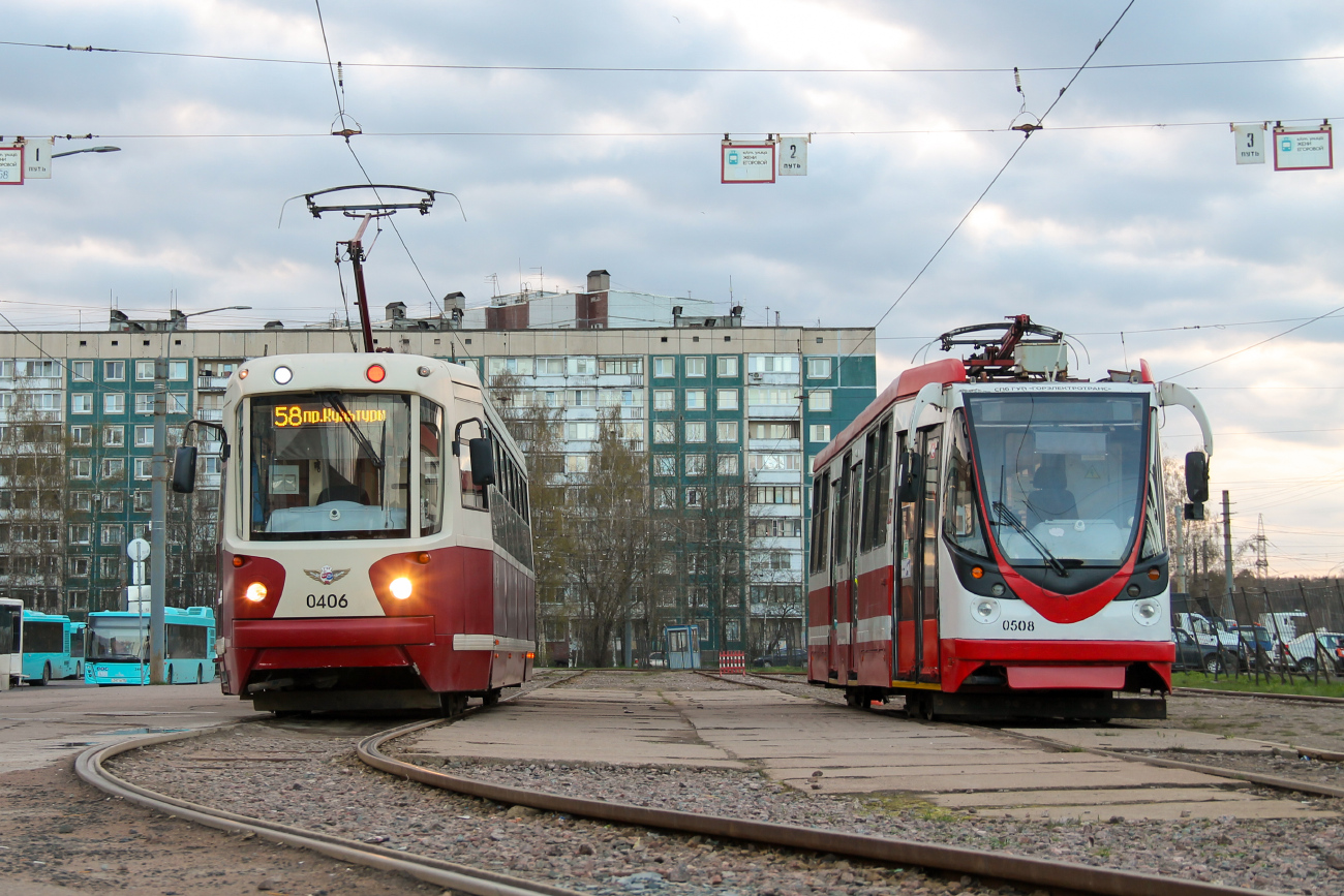 聖彼德斯堡, LM-68M2 (mod. SPb GET) # 0406; 聖彼德斯堡, 71-134A (LM-99AVN) # 0508