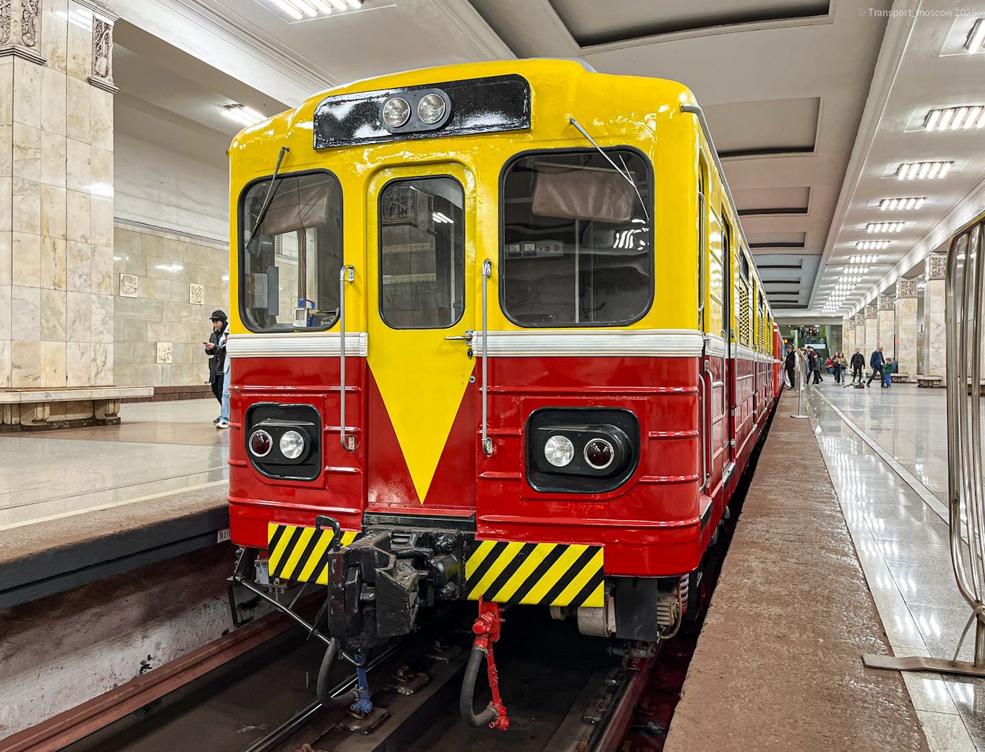 Москва, 81-580 № ВЭКА-001; Москва — Праздничные мероприятия, выставки подвижного состава и Парад поездов к 90-летию Московского метрополитена 15 — 18 мая 2025