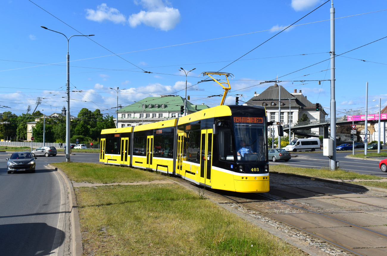 Pilsen, Škoda 40T ForCity Smart N°. 403; Pilsen — Brand new tramways from the Škoda factory