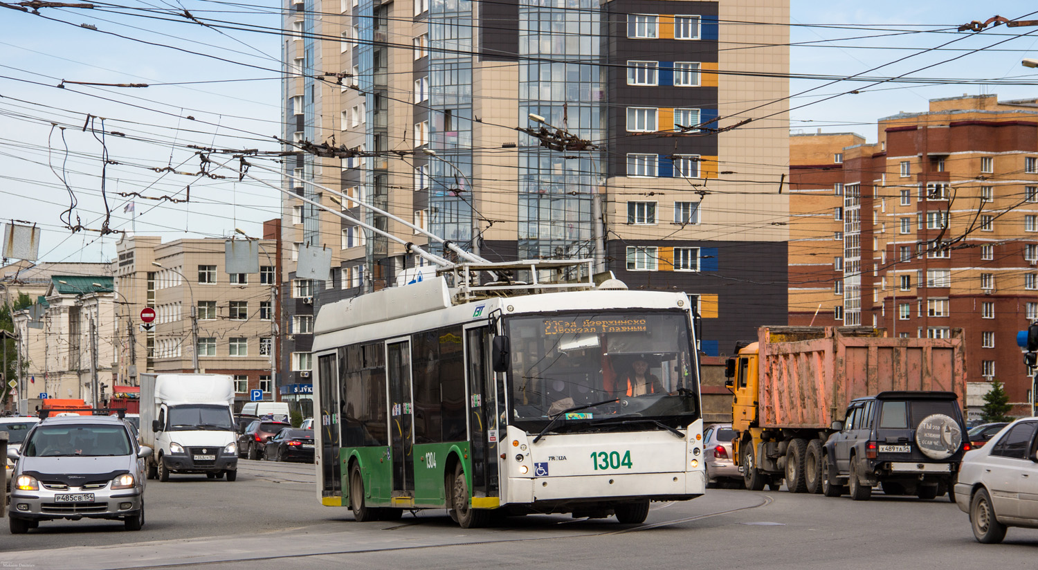 Novossibirsk, Trolza-5265.00 “Megapolis” N°. 1304 Novossibirsk, Trolza-5265.00 “Megapolis” N°. 1304