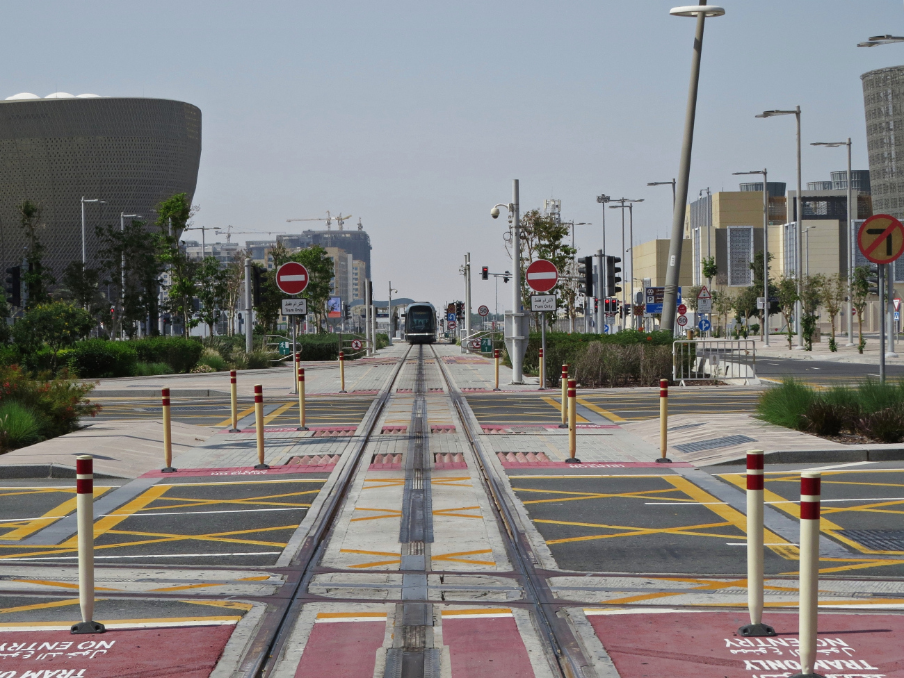 Лусаил — Трамвайные линии и инфраструктура