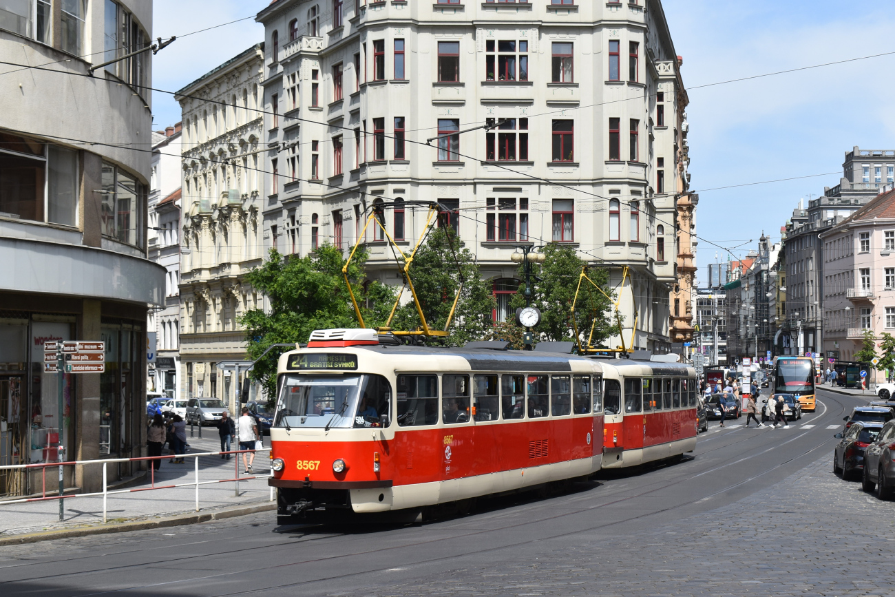 Прага, Tatra T3R.P № 8567