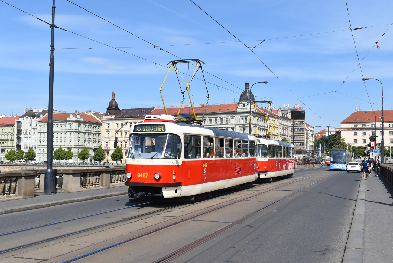 Прага, Tatra T3R.P № 8487