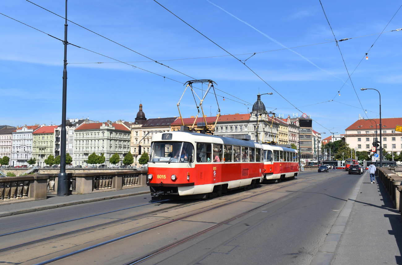 Прага, Tatra T3M2-DVC № 8015 Прага, Tatra T3M2-DVC № 8015