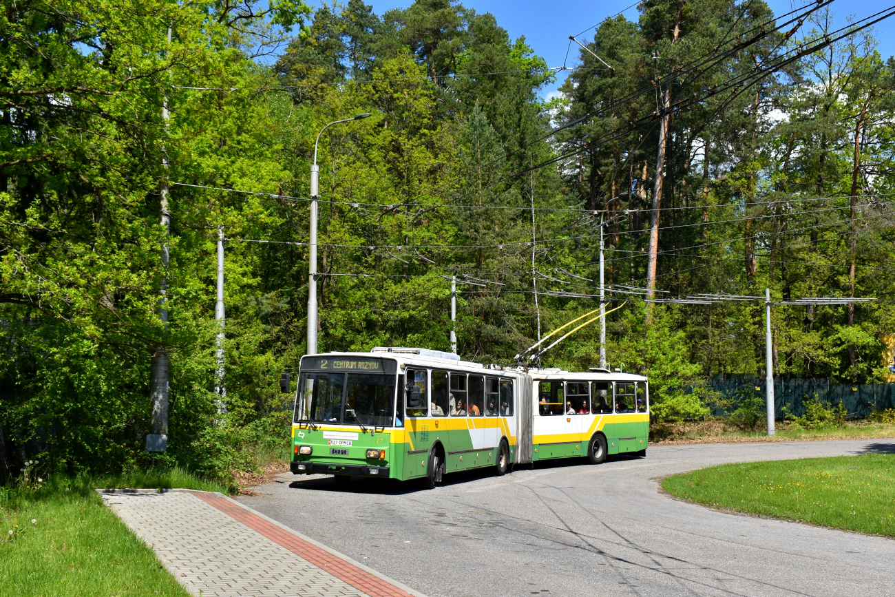 České Budějovice, Škoda 15TrM № 27; České Budějovice — Last day of regular operation of Škoda 15Tr trolleybuses (02.05.2025)