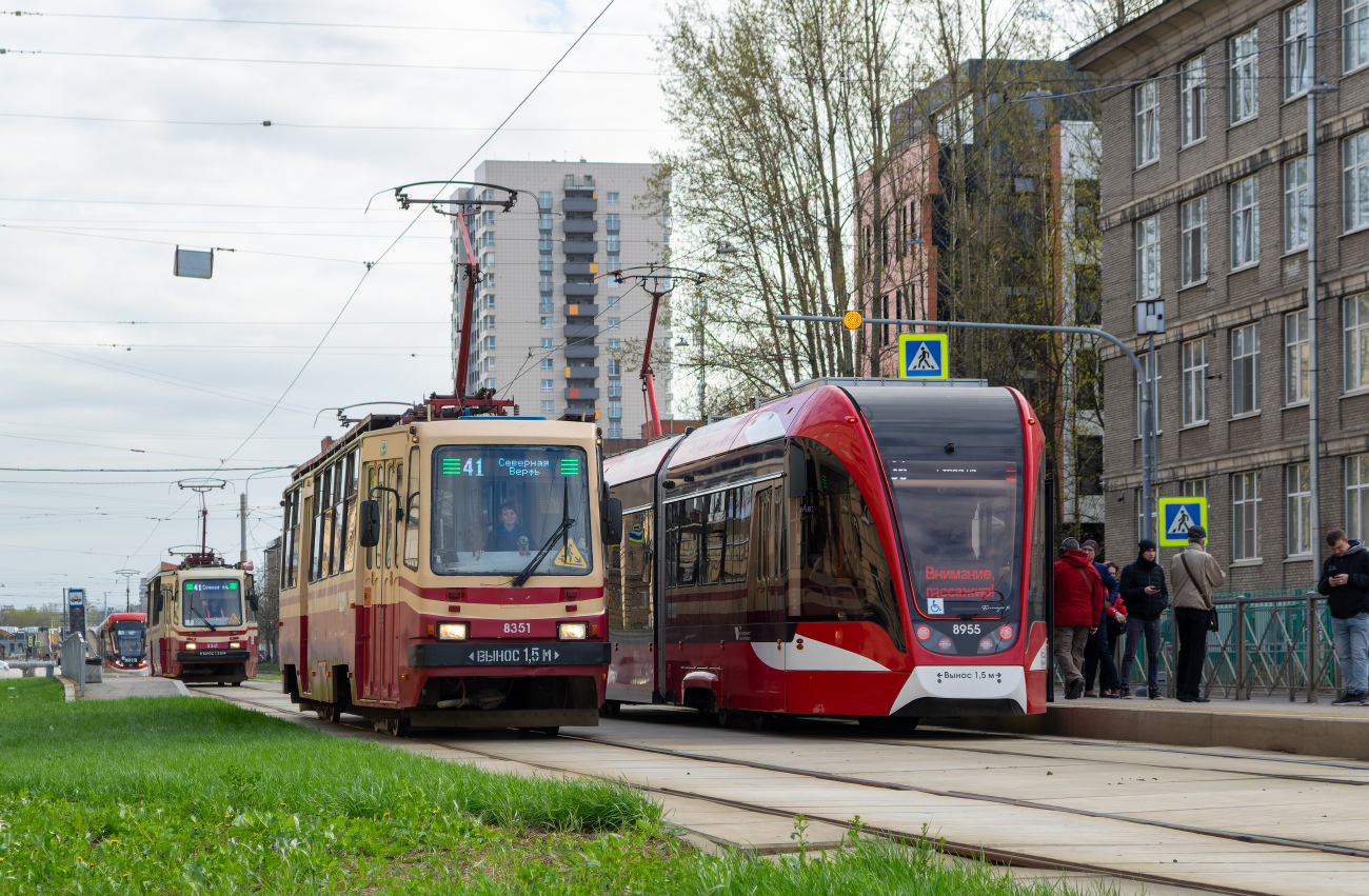 Санкт Петербург, ТС-77 № 8351