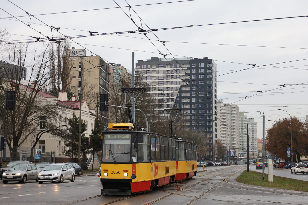 Варшава, Konstal 105N2k № 2056