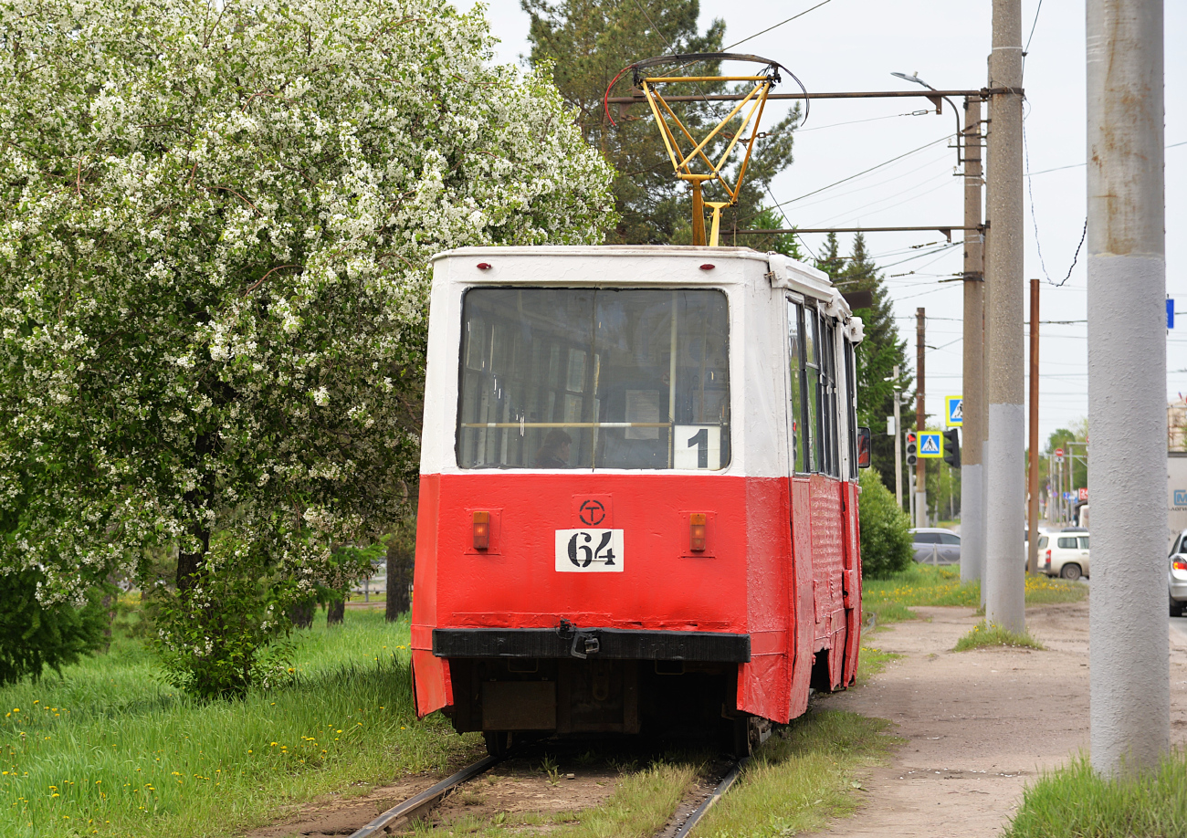 Омск, 71-605 (КТМ-5М3) № 64 Омск, 71-605 (КТМ-5М3) № 64
