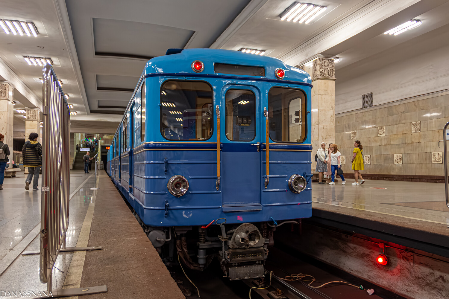 Moscow, E # 3605; Moscow — Festive events, exhibitions of rolling stock and a train parade dedicated to the 90th anniversary of the Moscow Metro on May 15-18, 2025