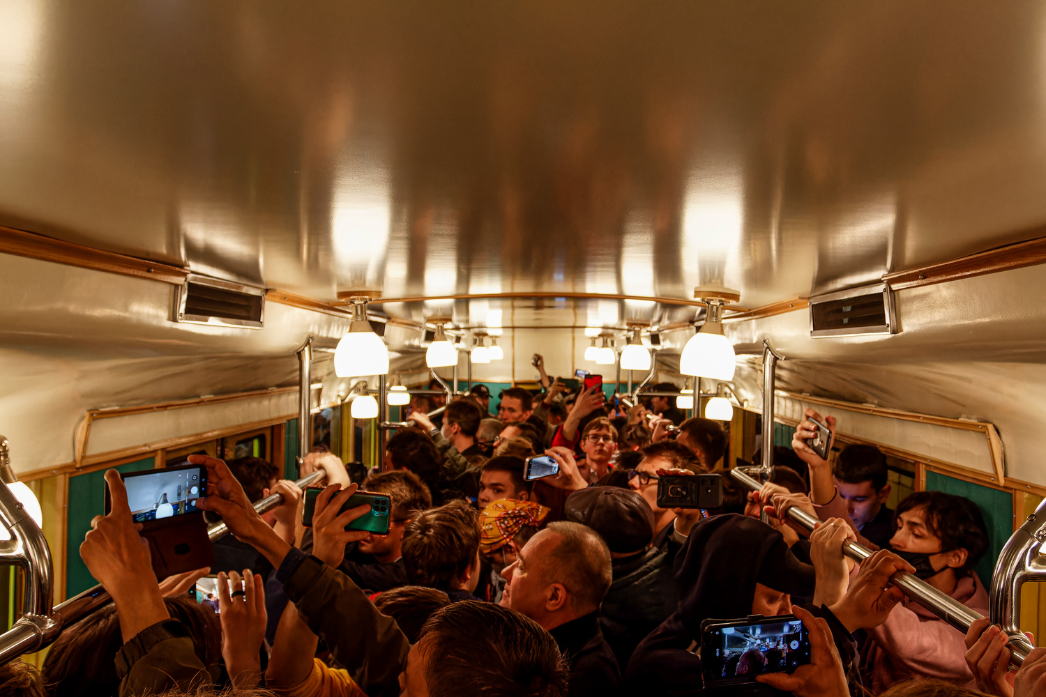 Moscova — Festive events, exhibitions of rolling stock and a train parade dedicated to the 90th anniversary of the Moscow Metro on May 15-18, 2025; Moscova — Metro &mdash; Vehicles &mdash;&nbsp;Type A/B