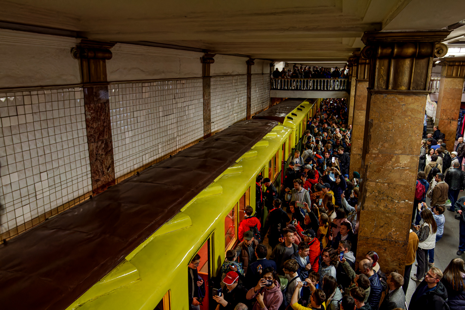Москва — Метрополитен — [1] Сокольническая линия; Москва — Метрополитен — Подвижной состав — А/Б; Москва — Праздничные мероприятия, выставки подвижного состава и Парад поездов к 90-летию Московского метрополитена 15 — 18 мая 2025