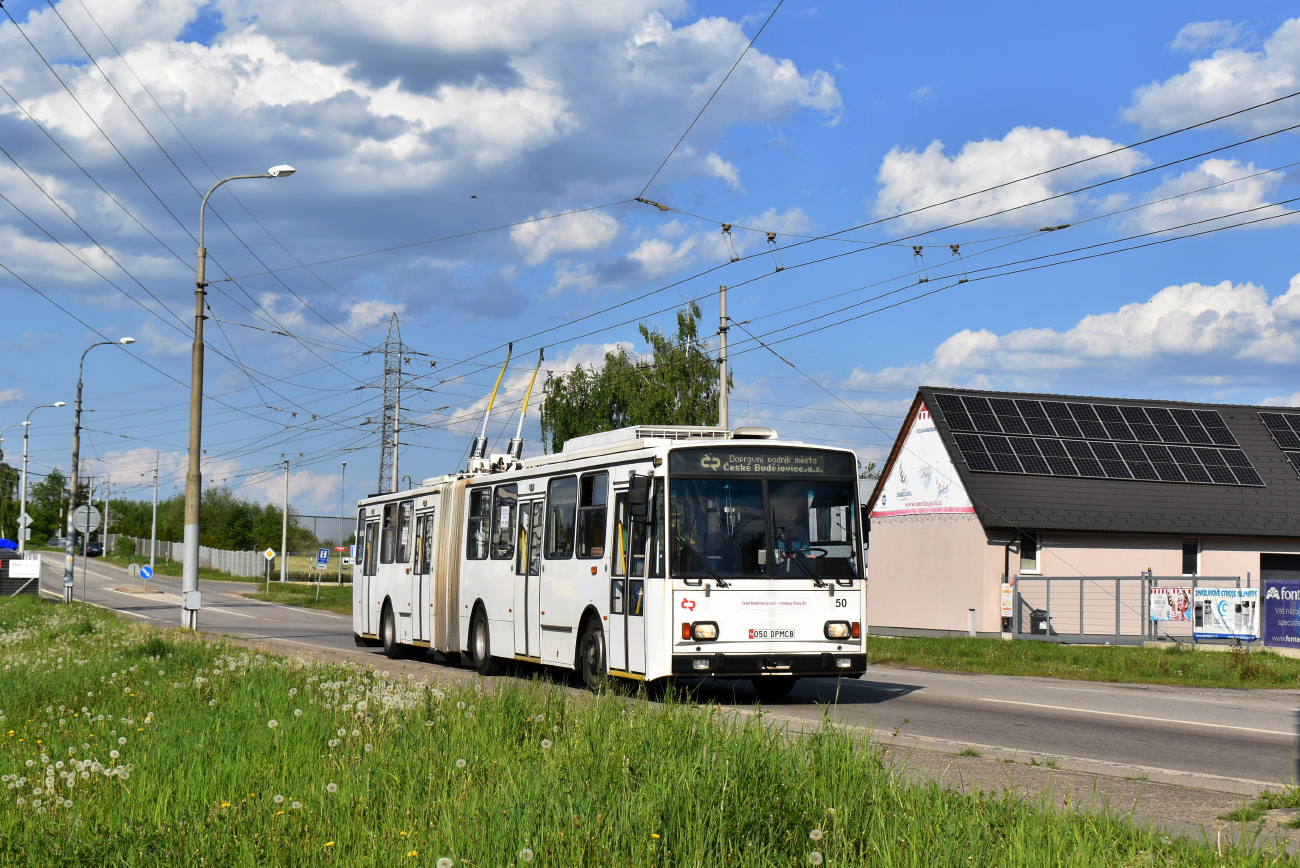 Ческе-Будеёвице, Škoda 15Tr13/7M № 50; Ческе-Будеёвице — Последний день регулярной эксплуатации троллейбусов Škoda 15Tr (02.05.2025)