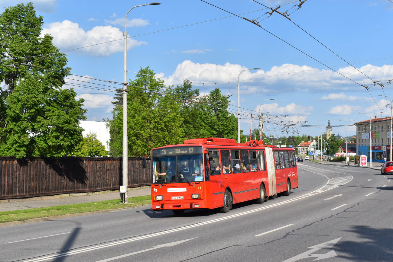 Ческе-Будеёвице, Škoda 15Tr13/7M № 48; Ческе-Будеёвице — Последний день регулярной эксплуатации троллейбусов Škoda 15Tr (02.05.2025)
