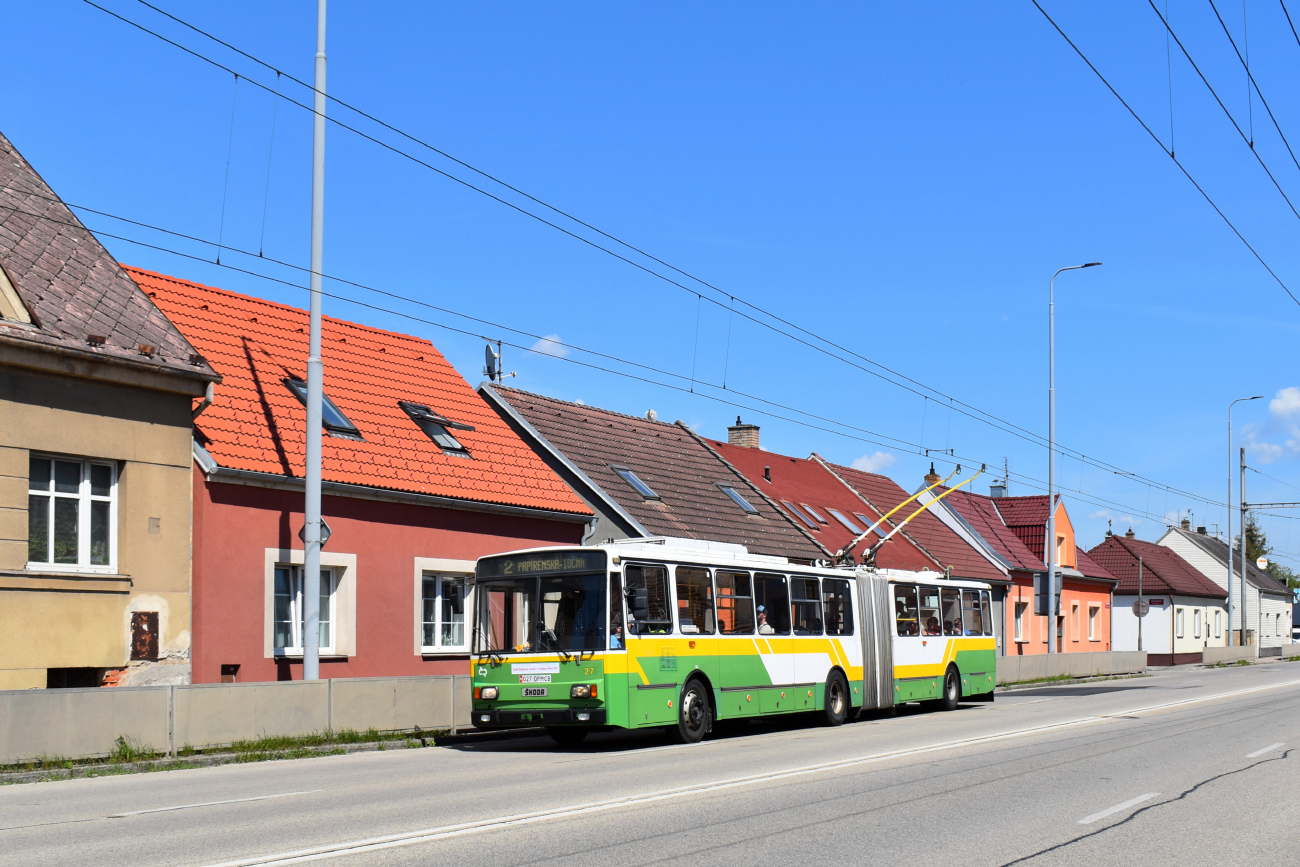 České Budějovice, Škoda 15TrM Nr. 27; České Budějovice — Last day of regular operation of Škoda 15Tr trolleybuses (02.05.2025)