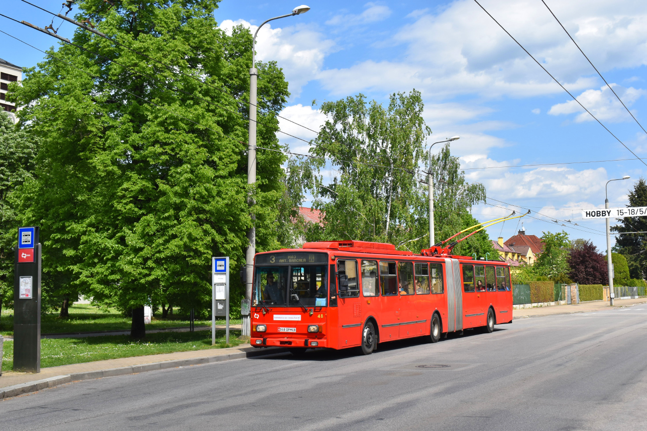 Ческе-Будеёвице, Škoda 15Tr13/7M № 48; Ческе-Будеёвице — Последний день регулярной эксплуатации троллейбусов Škoda 15Tr (02.05.2025)