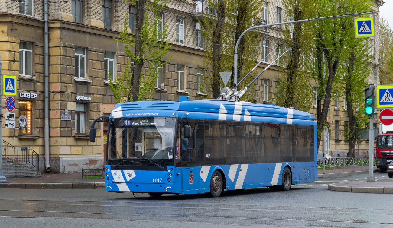 Санкт-Петербург, Тролза-5265.08 «Мегаполис» № 1017
