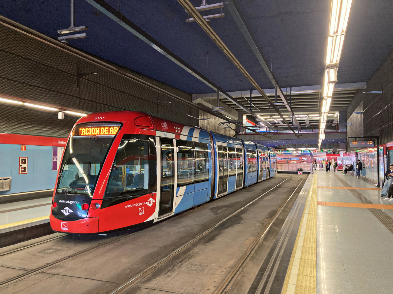 Madrid, Alstom Citadis 302 № 108; Madrid — Tramway Lines and Infrastructure — Lines ML2, ML3 Madrid, Alstom Citadis 302 № 108; Madrid — Tramway Lines and Infrastructure — Lines ML2, ML3