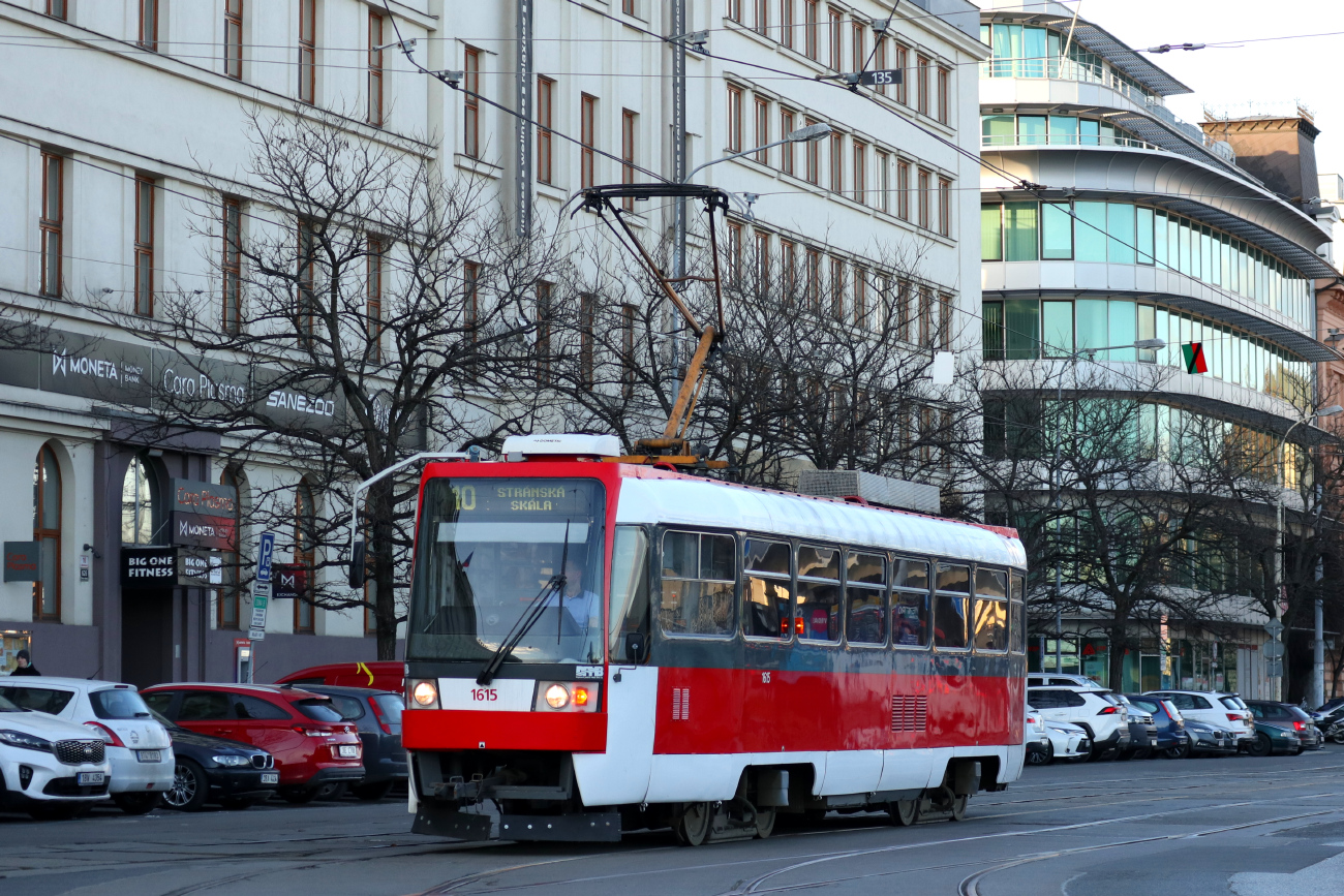 Brno, Tatra T3R (1995) Nr 1615