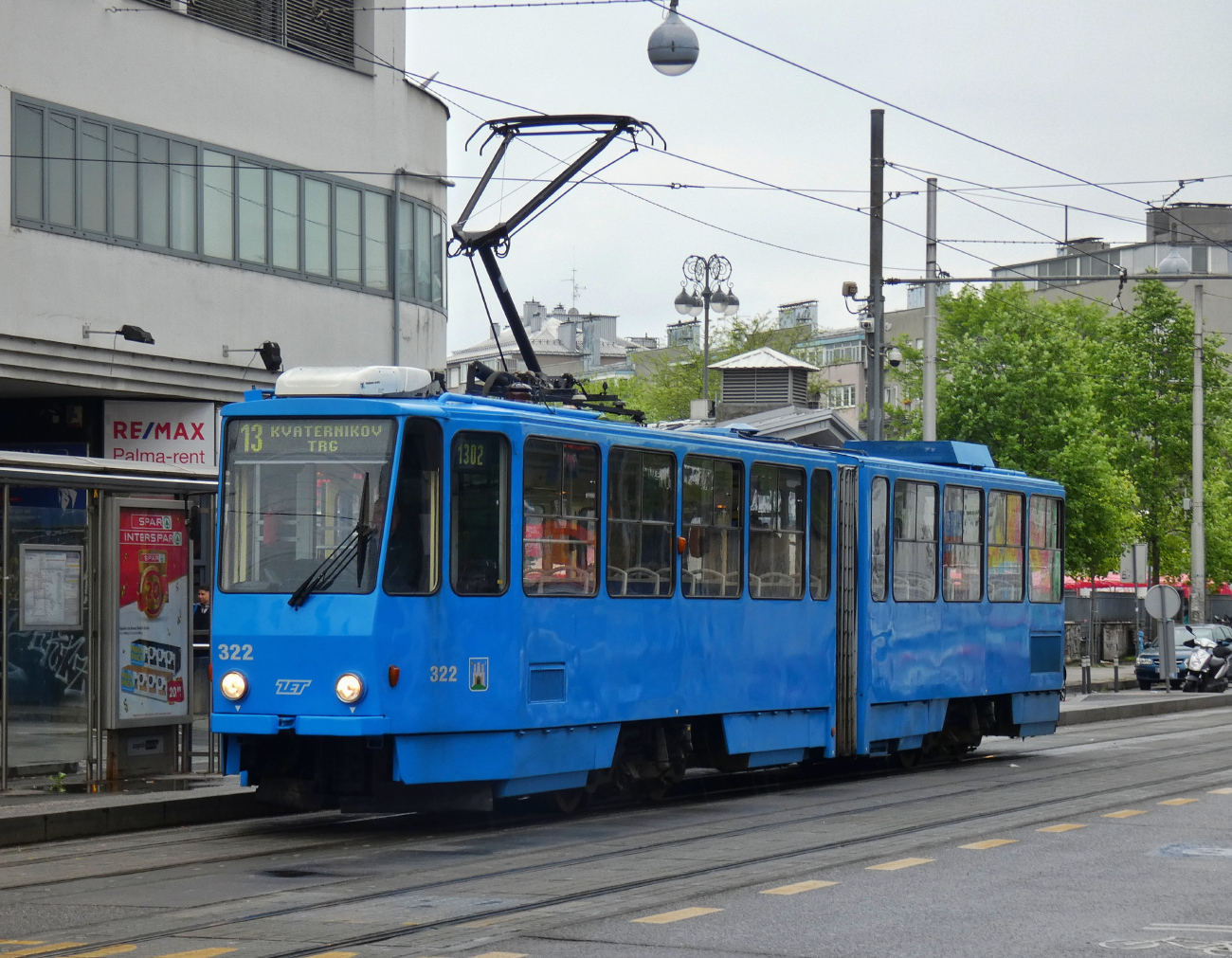 Загреб, Tatra KT4YU № 322