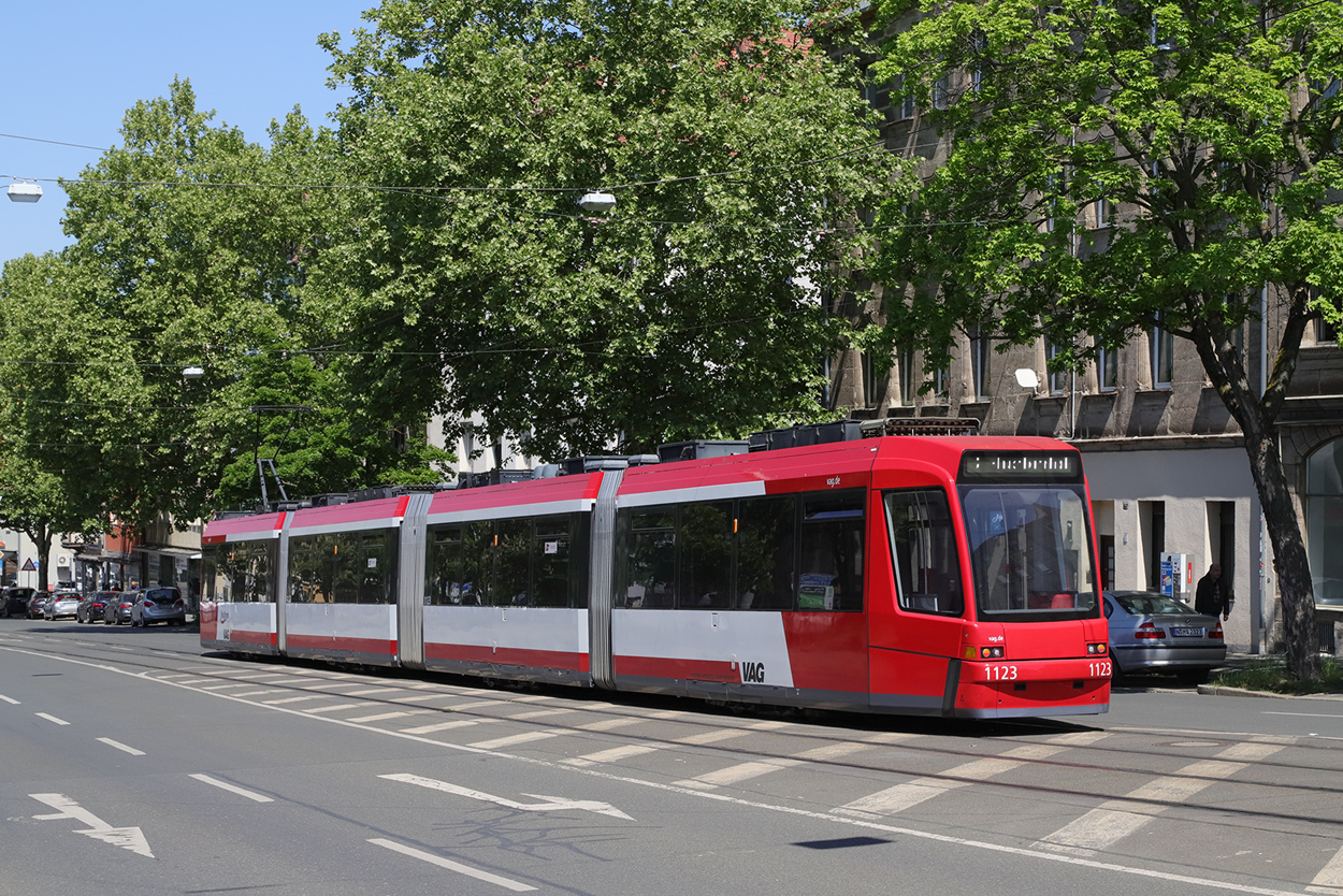 Нюрнберг, Adtranz GT8N2 № 1123