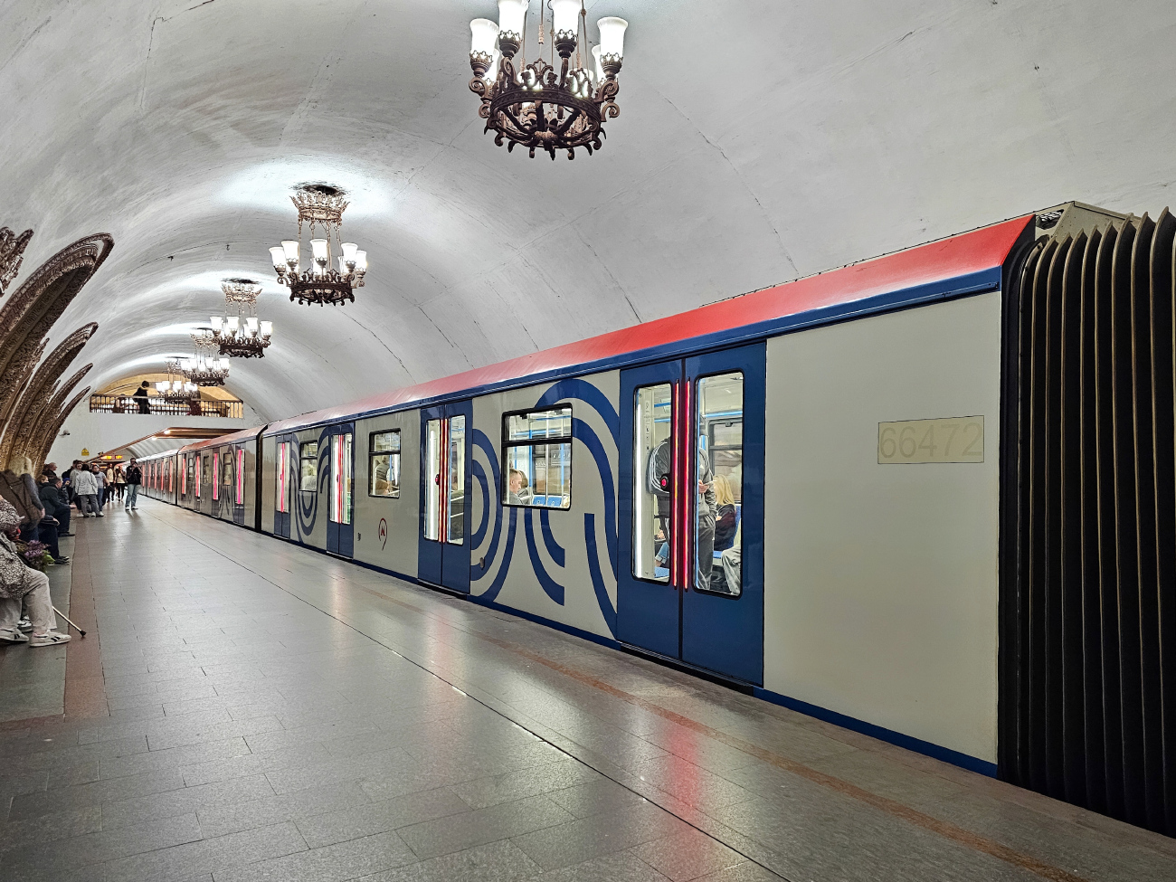 Maskva, 81-766.2 “Moskva” nr. 66472; Maskva — Festive events, exhibitions of rolling stock and a train parade dedicated to the 90th anniversary of the Moscow Metro on May 15-18, 2025