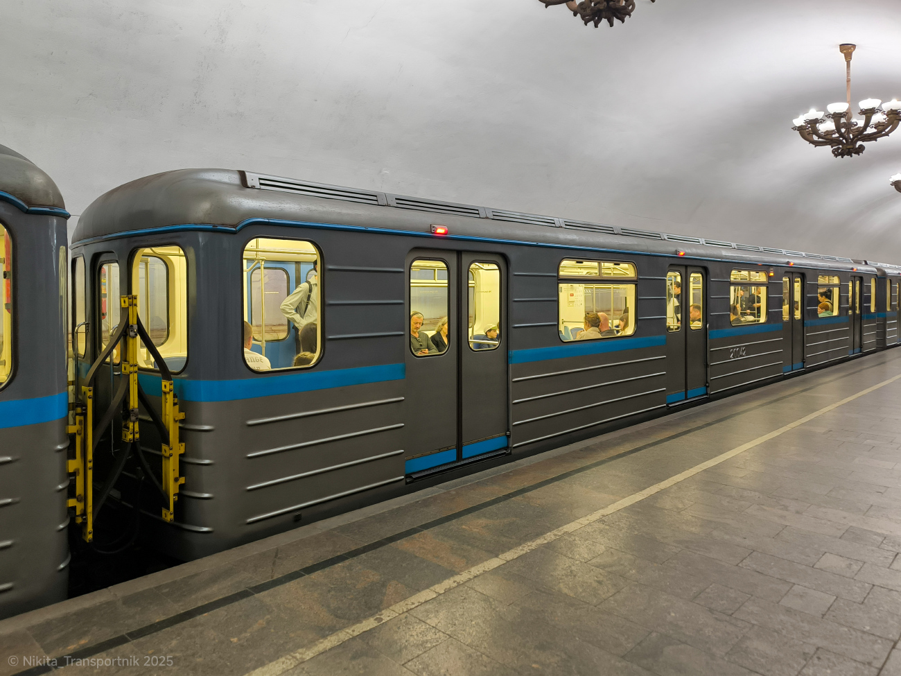 Москва, 81-714.6 № 20042; Москва — Праздничные мероприятия, выставки подвижного состава и Парад поездов к 90-летию Московского метрополитена 15 — 18 мая 2025