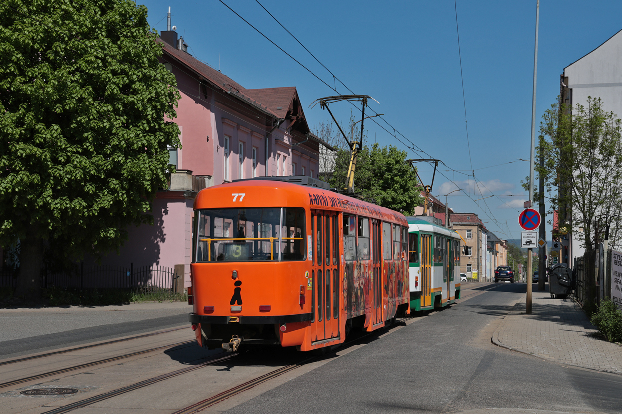 Liberec ― Jablonec nad Nisou, Tatra T3M.04 — 77