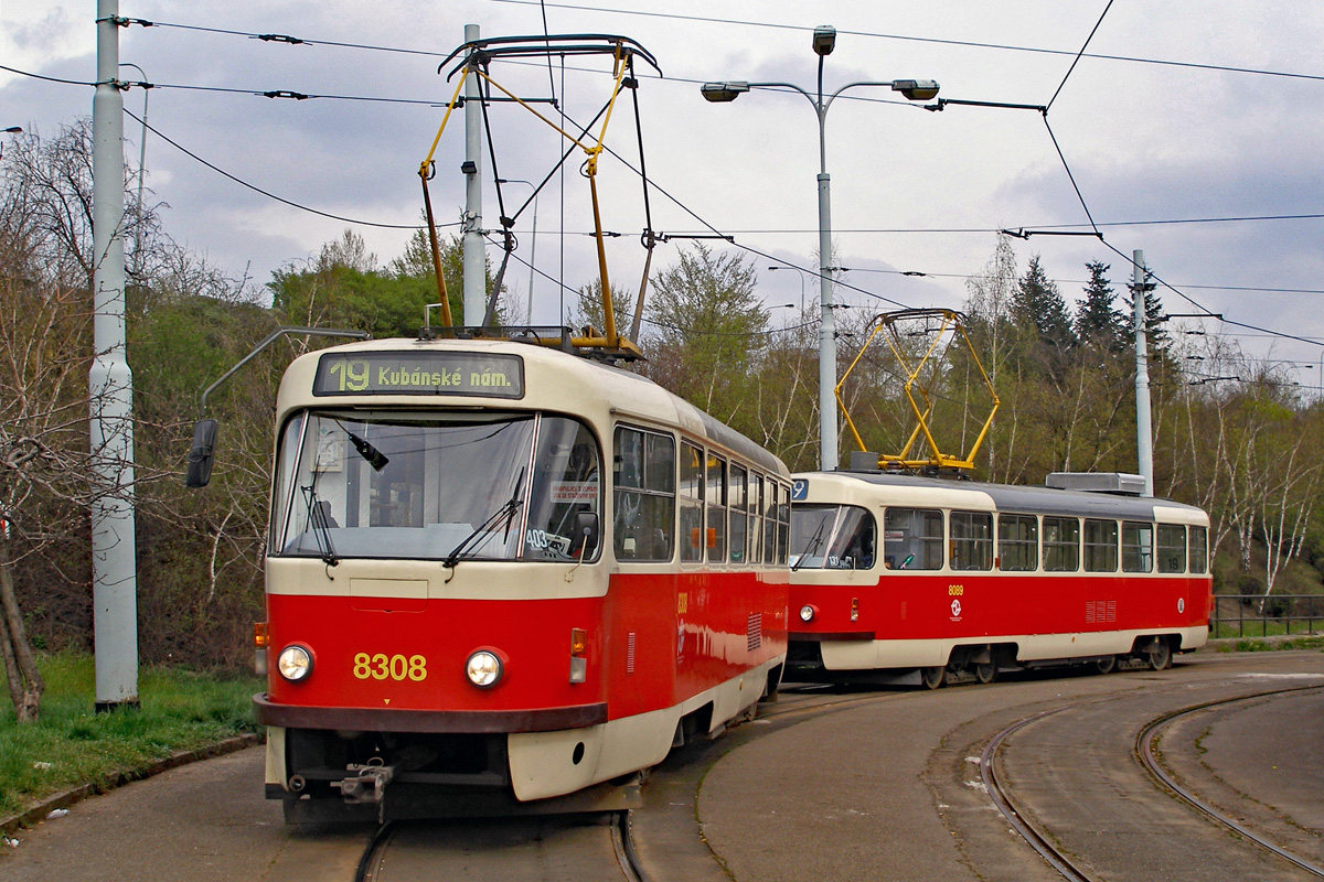 Прага, Tatra T3R.P № 8308 Прага, Tatra T3R.P № 8308