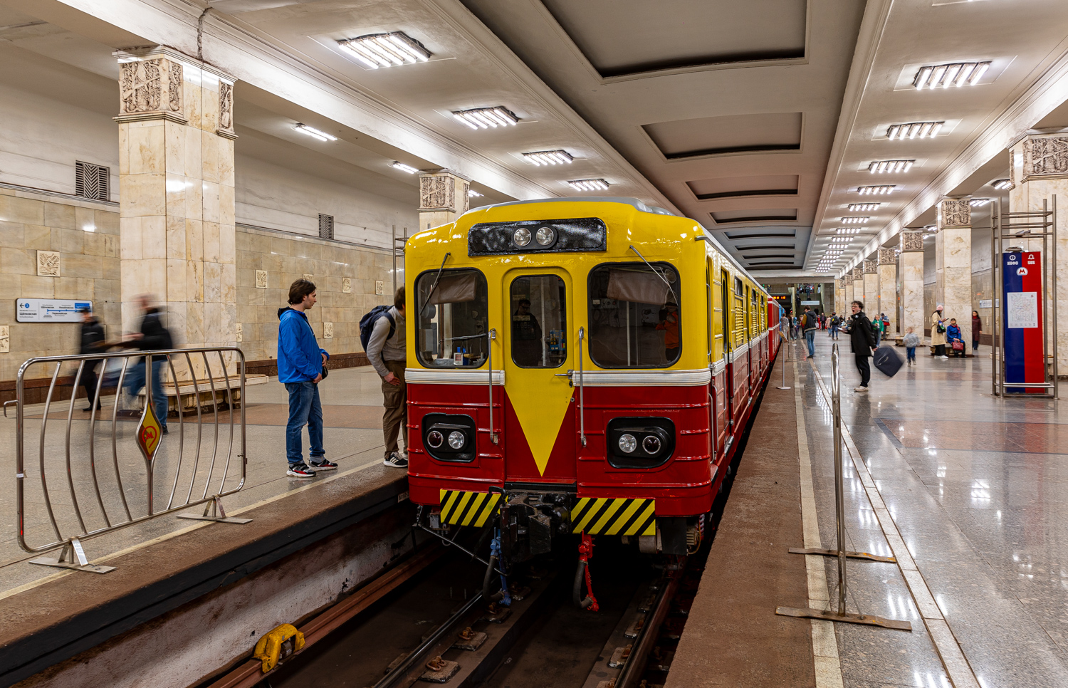 莫斯科, 81-580 # ВЭКА-001; 莫斯科 — Festive events, exhibitions of rolling stock and a train parade dedicated to the 90th anniversary of the Moscow Metro on May 15-18, 2025