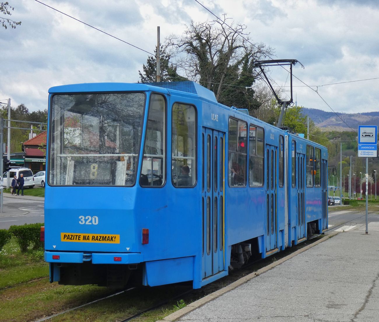 Загреб, Tatra KT4YU № 320