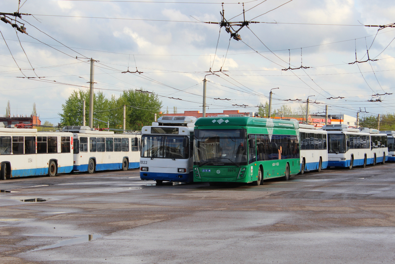 Уфа, УТТЗ-6241.01 «Горожанин» № 1076; Уфа, БТЗ-52767А № 1052; Уфа, БТЗ-52767Р № 1012; Уфа, БТЗ-52767 № 2049; Уфа — Троллейбусное депо № 1