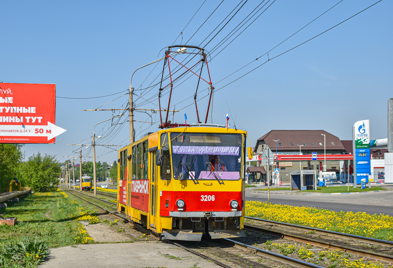 Барнаул, Tatra T6B5SU № 3206