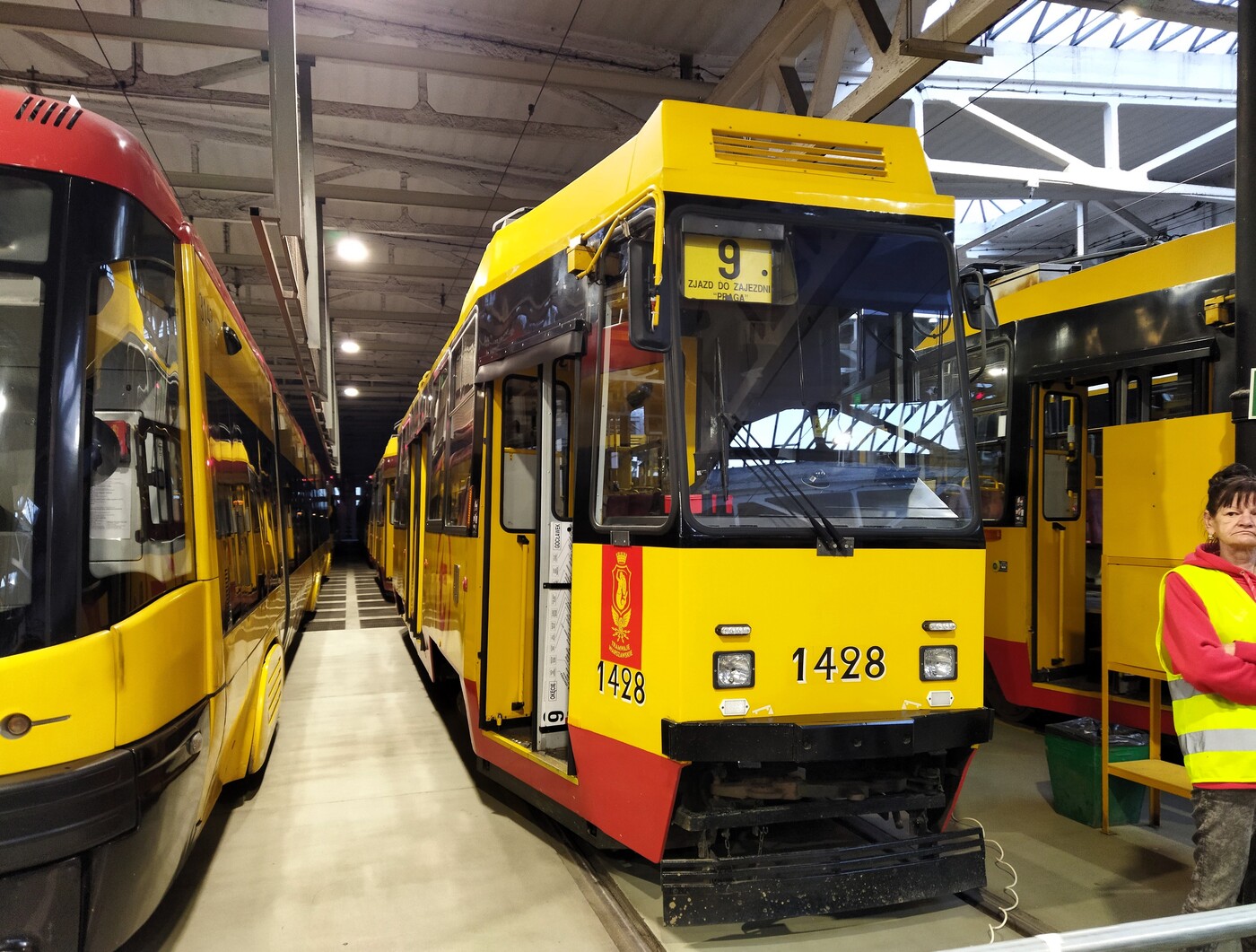 Варшава, Konstal 105Nf № 1428; Варшава — Ночь музеев